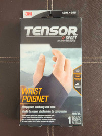 Brand New 3M Tensor Sport Compression Stabilizing Wrist Brace