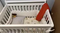 Mini Adjustable Crib with Mattress