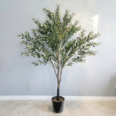 Artificial Olive Tree 6'11" – Faux Potted Plant for Home, Office, View more