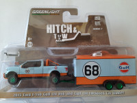 CHASE F150 Ford Greenlight hitch & tow , GULF  st;hot wheels