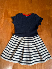 Petit Bateau dress and jacket set for 5 years old 110cm