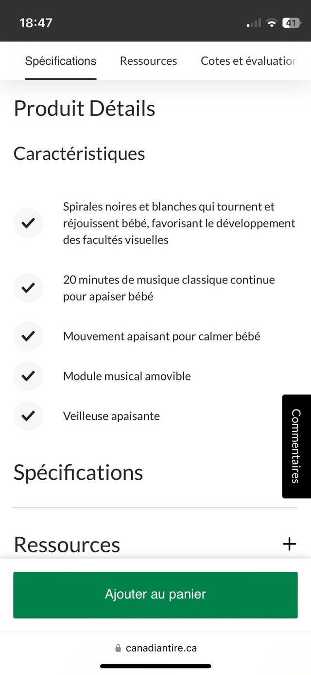 Mobile pour bébé musical - valeur de plus de 80$ comme neuf dans Autre  à Ouest de l’Île - Image 3