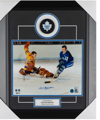 Dave Keon & Joe Sgro Toronto Maple Leafs Autographed New Captain 20x24  Frame