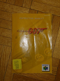 007 Golden Eye Manual for Nintendo 64 