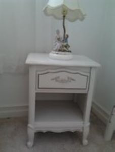Vintage French Provincial white bedroom set with Gold trim. in Dressers & Wardrobes in Edmonton - Image 4