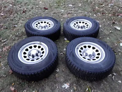 LT 265 70 R 17 STUDDED TIRES on 2019 GM Silverado 6 bolt rims. Goodyear Winter Command 121 1180. Loa...