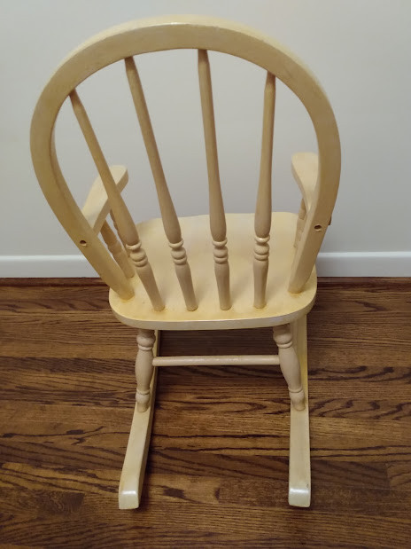 Child Size Wooden Rocking Chair - Made in USA in Chairs & Recliners in Mississauga / Peel Region - Image 4