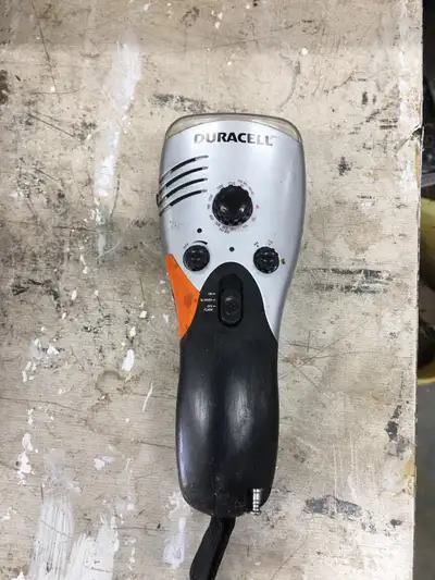 Emergency use flashlight radio , View more