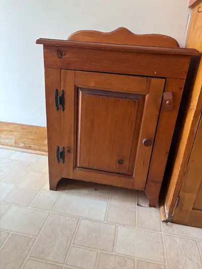 Solid Wood Nightstand or kitchen cabinet, View more