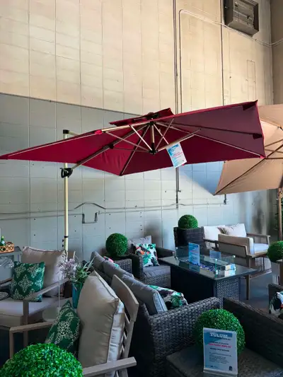 NEW Cantilever Patio Umbrella - Adjustable Tilt - Only $299.99!, View more