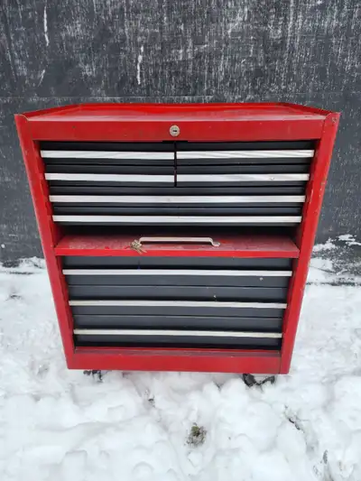 Craftsman 9 Drawers Rolling Toolbox Tool Cabinet On Wheels, View more