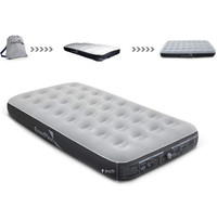 NEW Never-Leak Camping Series Twin Camping Airbed, Includes Pump