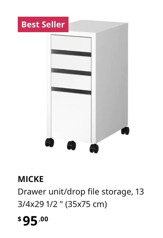 IKEA Desk with matching 4 Drawer 140 Desks Winnipeg Kijiji