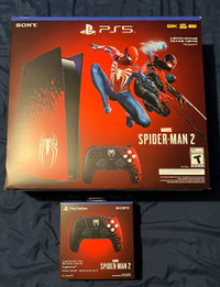BRAND NEW UNOPENED SPIDER-MAN PS5 BUNDLE & EXTRA DUALSENSE  $950