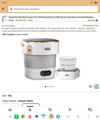 Portable Clothes washer, View more