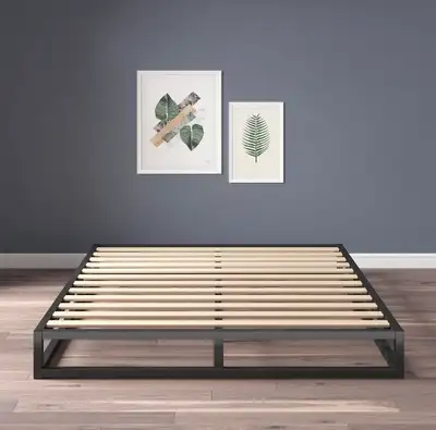 "NEW" Metal/Wood Bed Frame size Full, View more