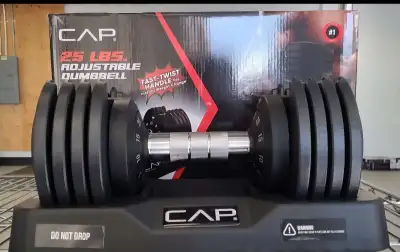 25 lb Single Adjustable Dumbbell - New in Box!, View more