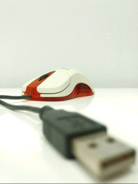 Vintage SAMSUNG 3 button optical mouse/ pc mouse/ USB mouse 