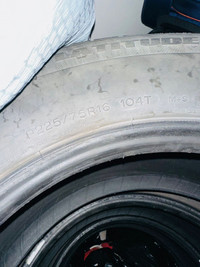 Michelin Summer Tires 225 75 r16