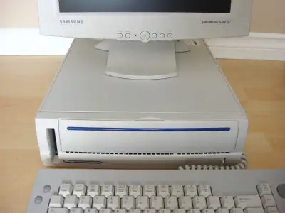 Vintage Retro gaming PC a 1990s BookPC, View more