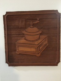 "Handcrafted" Wooden Art/Coffee Grinder