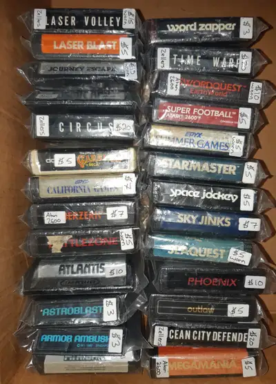 ** Atari 2600 + Coleco Vision Video Games & More!! **, View more