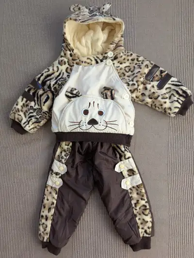 2 Piece Soft & Warm Baby Winter Snowsuit, View more