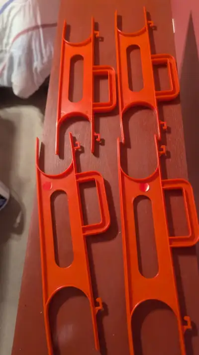 4 Christmas Tree lights or small extension cord holders., View more