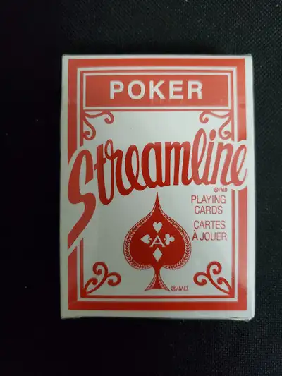 2 Poker Streamline Playing Cards New in package