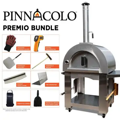 NEW - Wood Fired PINNACOLO Premio Pizza Oven with Accessories , View more