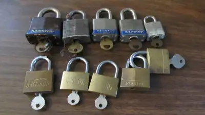 KEY AND PADLOCK LOT $50, View more