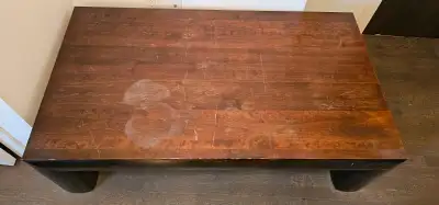 Heavy Wood Coffee Table, View more