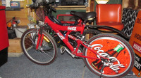 2 velo bicycle coke coca-cola collection dart free spirit