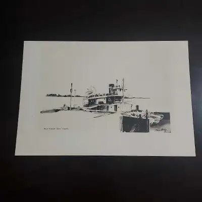 "Wolfe Islander" Ferry Kingston Print, View more