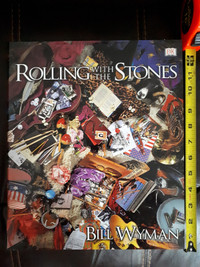 Rolling With the Stones hardcover book Bill Wyman + Blown Away