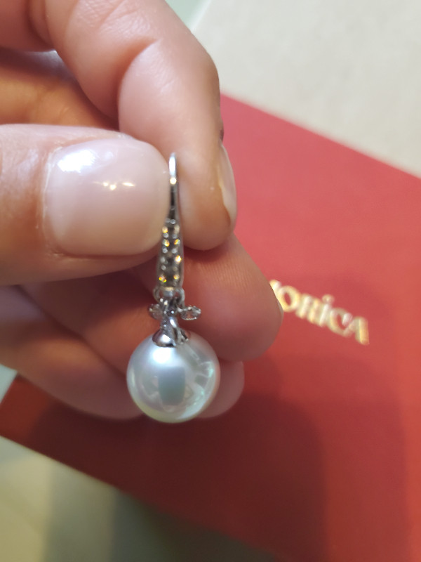 Majorica pearls and sterling earrings in Jewellery & Watches in City of Toronto - Image 3