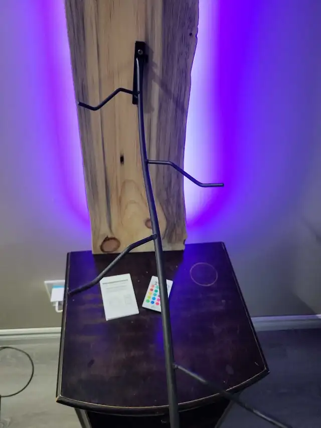 Live Edge Wooden Wall Mounted Jewelry Stand with LED Lights in Home Décor & Accents in Ottawa - Image 5