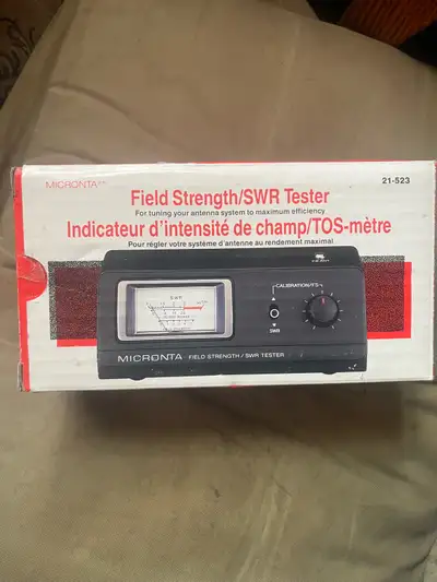 Micronta swr meter in box .