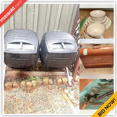 WHAT IS IN THIS AUCTION? This online auction features pet products, futon, vintage trunk, power & ha...