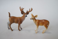 Schleich Whitetail Buck and Doe Deer, Set of 2, $15 for all