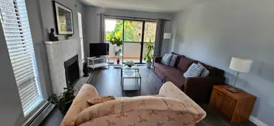 Spacious (624 sqft.) and FURNISHED 1 bedroom Apartment in non smoke building - Completely renovated...