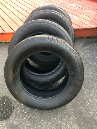 4 Four 255/60R18 Brand New 100% tread Good Year Eagle Enforcer all season tires, made / manufactured...