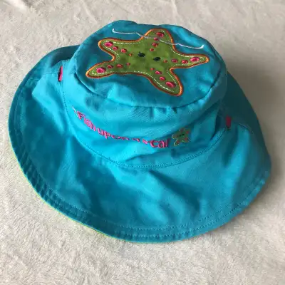 Kids Blue Starfish Sun Hat: 2-4 yrs, View more
