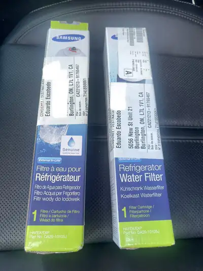 Refrigerator Samsung Water Filter - DA29-10105J, View more