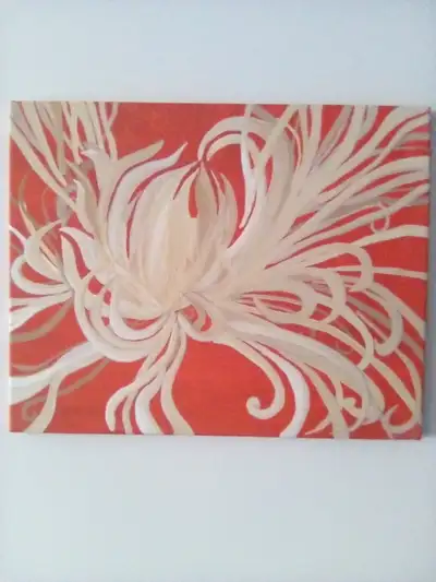 2 flower original paintings, View more