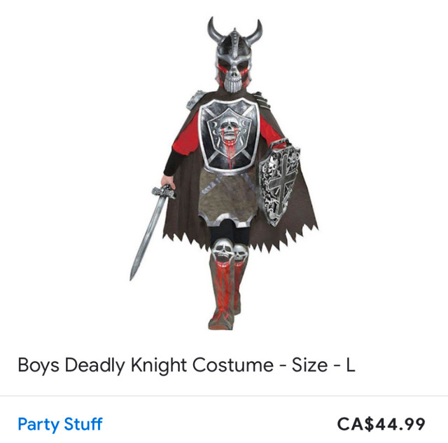 Boys Youth Adult - Halloween Costumes in Costumes in Winnipeg - Image 4
