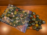 Like New Bag of Glass Sea Shell Stones Vase Filler Gems Beads