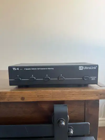 UltraLink TS-4 Speaker Selector (4 Speaker System), View more