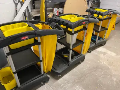 Rubbermaid Housekeping cart, View more