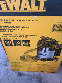 Brand new in box Dewalt Wet and dry Vacuum 38L/ 10 GALLONS